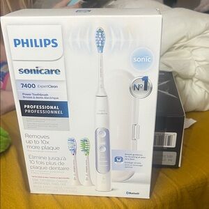 Philips Sonicare 7400 Electric Toothbrush with Blue Accents